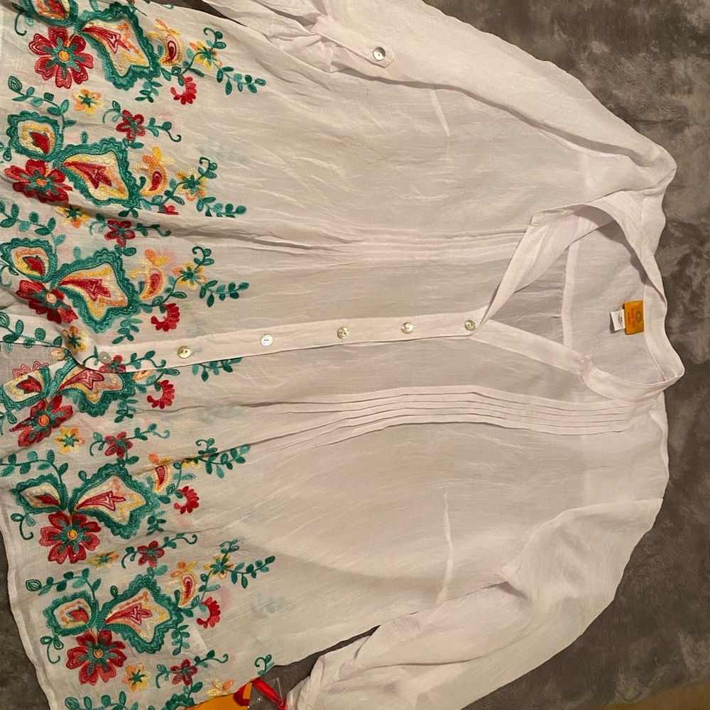 Ruby Rd 3X blouse - Picture 2 of 4